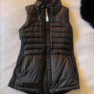 Lululemon Athletica Black Quilted Vest Sz 4